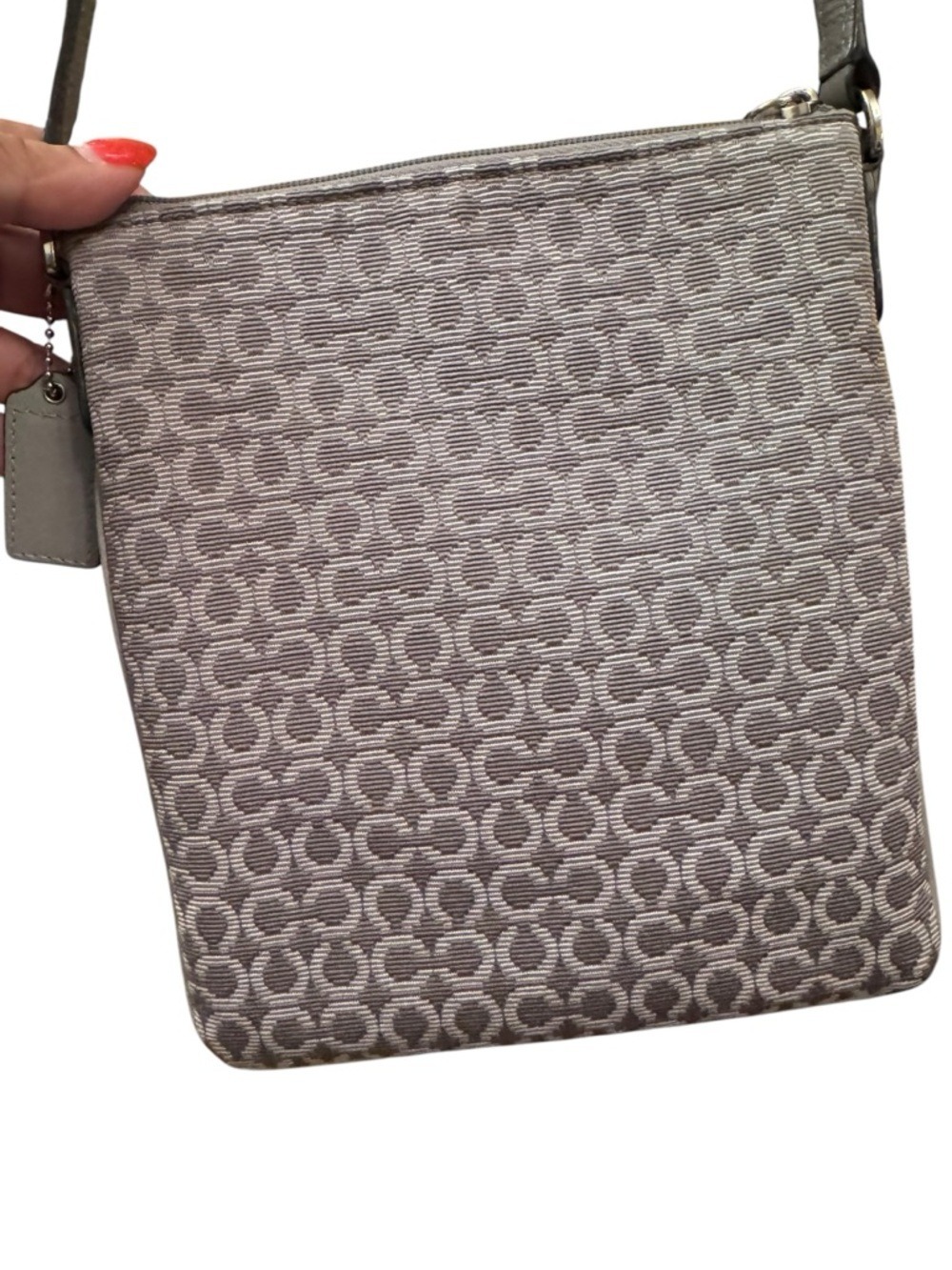 Coach Madison Op Art Needlepoint Swingpack - Picture 5 of 15